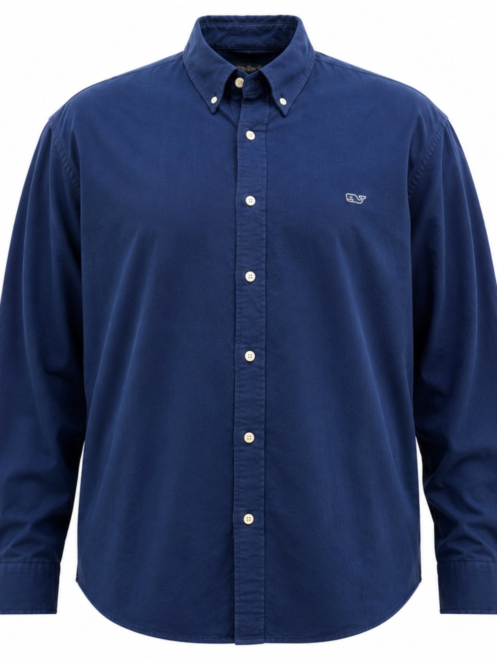 Vineyard Vines Men's XXL Classic Fit Whale Shirt Blue Long Sleeve Button Down